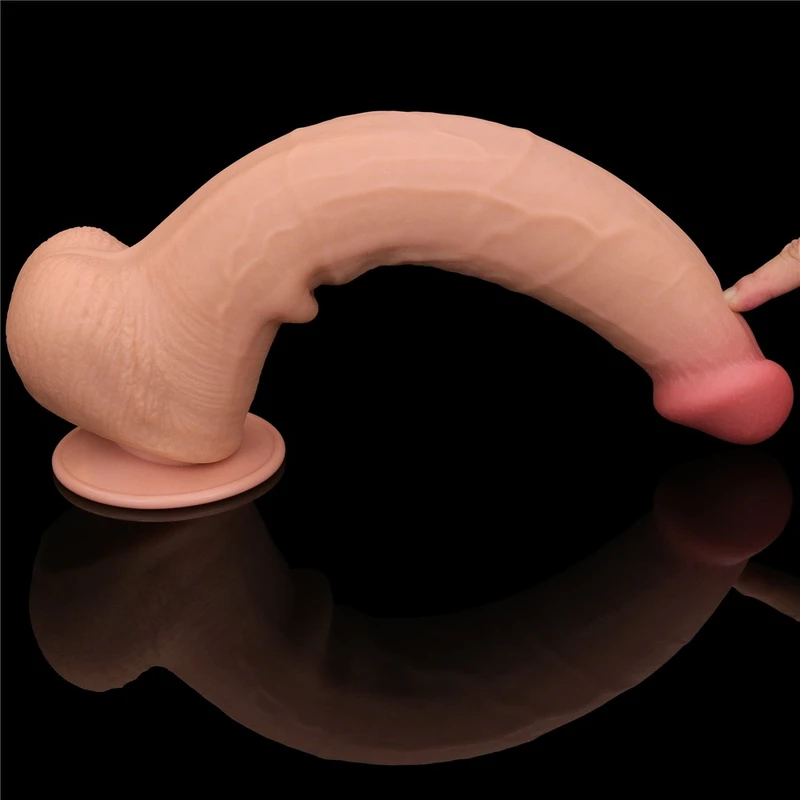 Dugi realistični dildo sa testisima 34cm - Lovetoy