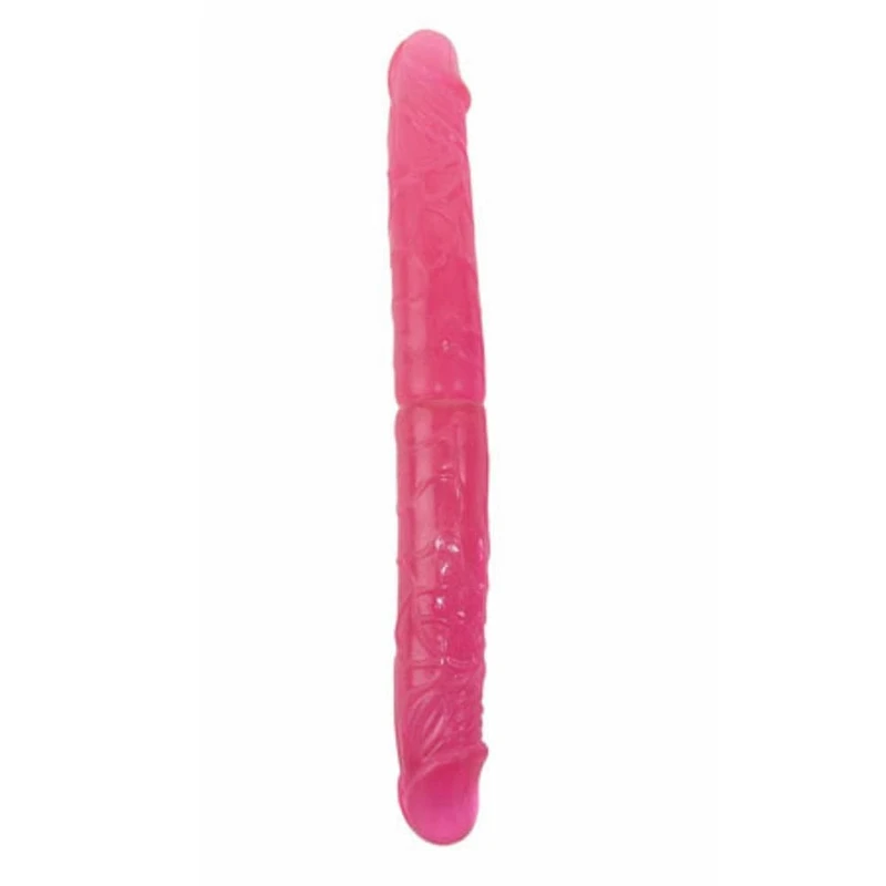 Dupli dildo Debra roze 37,5 cm