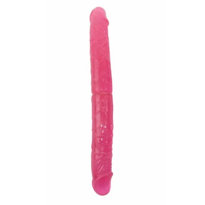 Dupli dildo Debra roze 37,5 cm - Sexy Shop