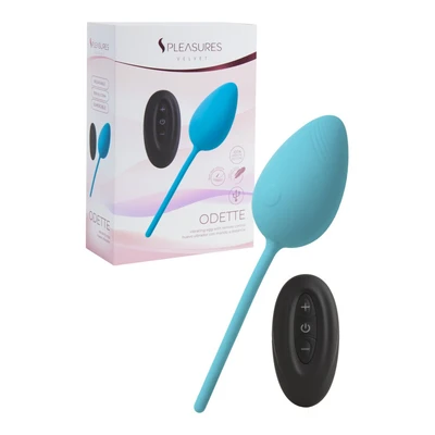 EGG VIBRATOR ODETTE - Tirkizna, vodootporna igračka sa daljinskim upravljačem - Sexy Shop