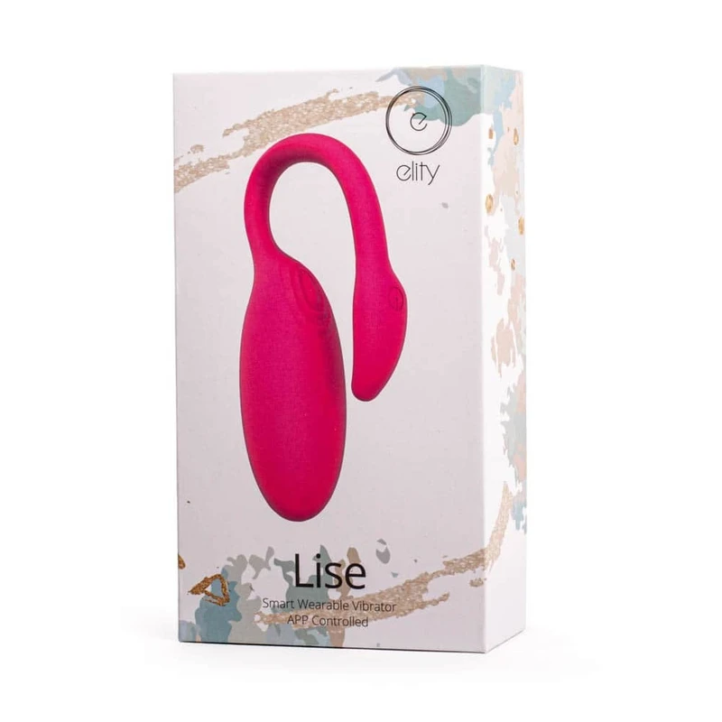 Elity Lise crveni vibrator sa aplikacijom, vodootporan, 21cm