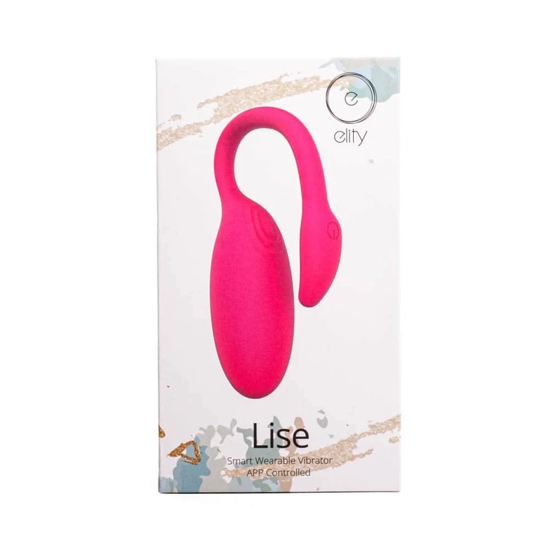 Elity Lise crveni vibrator sa aplikacijom, vodootporan, 21cm