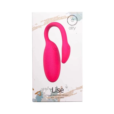Elity Lise crveni vibrator sa aplikacijom, vodootporan, 21cm - Sexy Shop