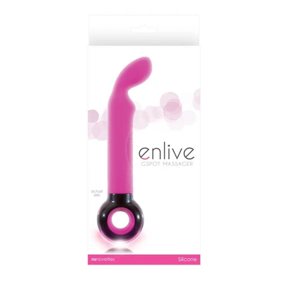 ENVI G SPOT ROZE SILIKONSKI VIBRATOR SA LED OSVETLJENJEM - Sexy Shop