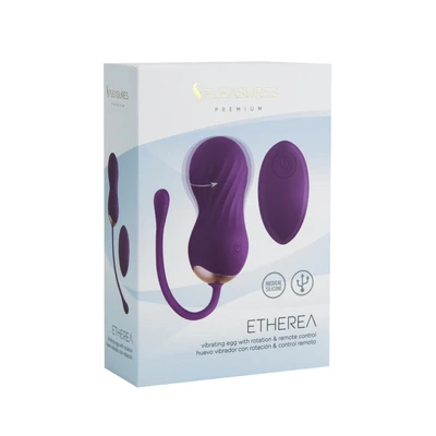 ETHEREA Ljubičasto Vibrirajuće Jaje sa Daljinskim Upravljačem - Sexy Shop
