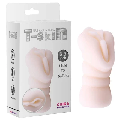 Fire a Gun No.02 - Realistični masturbator sa T-Skin tehnologijom, vodootporan, 13cm - Sexy Shop