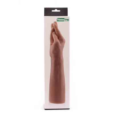 Fist dildo sa oblikovanim prstima - Realistična rukavica 36cm, vodootporna, boja kože - Sexy Shop