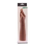 Fist dildo sa oblikovanim prstima - Realistična rukavica 36cm, vodootporna, boja kože