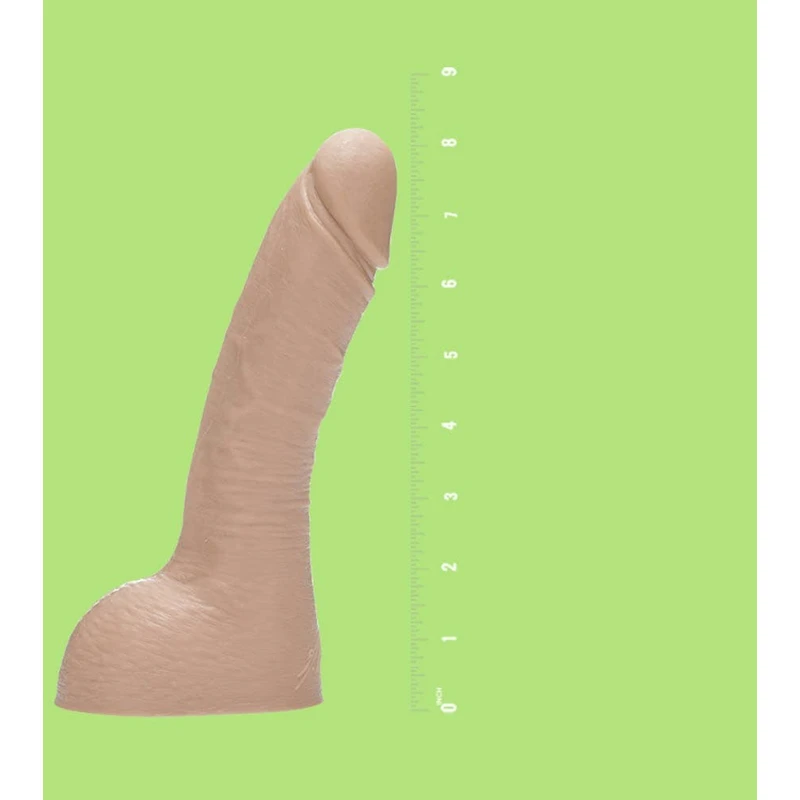 Fleshlight Guys Dildo Mick Blue 21cm sa testisima vodootporan boja kože