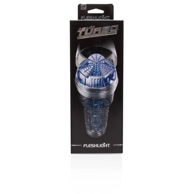 Fleshlight Turbo Core - plavi stimulativni masturbator sa vodootpornom konstrukcijom - Sexy Shop