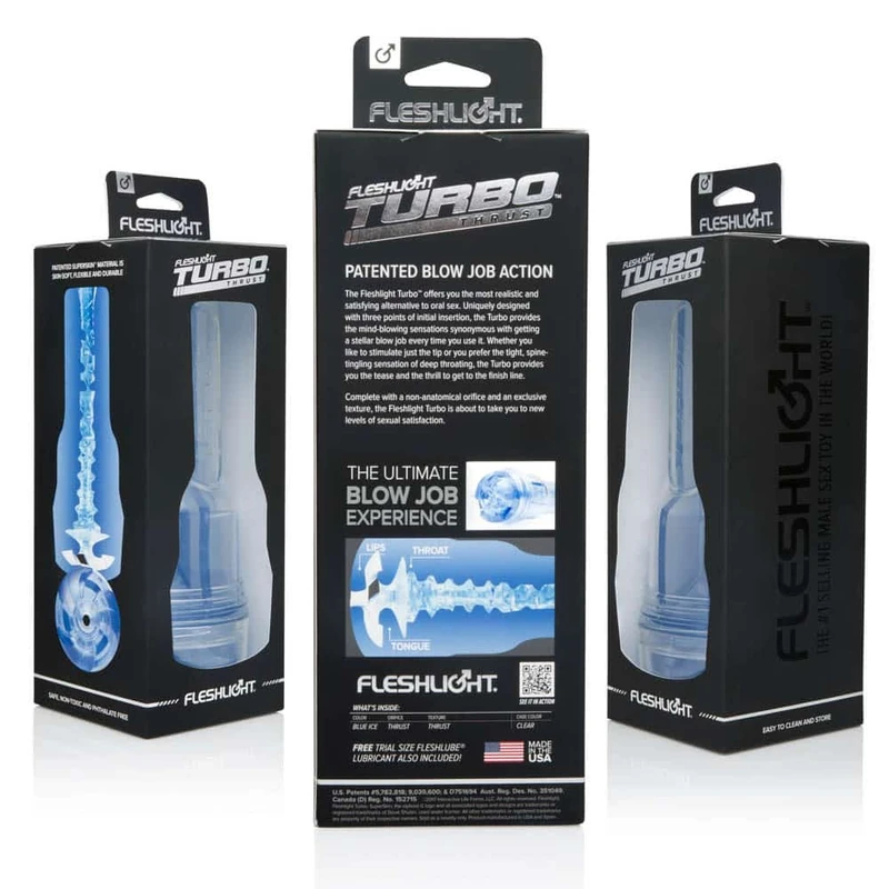 Fleshlight Turbo Thrust Blue Ice Vodootporni 25,4cm