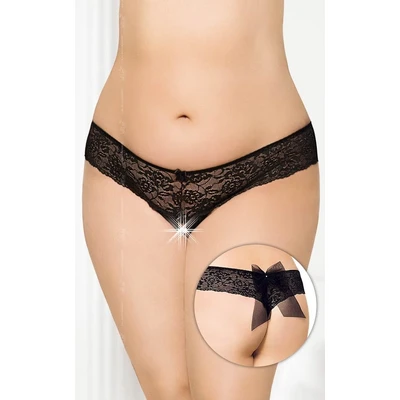 G-string 2436 - Plus Size - Crni - Softline - Sexy Shop
