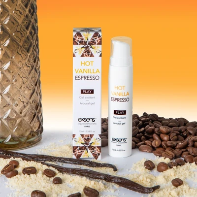 Gel za uzbuđenje sa hlađenjem HOT VANILLA ESPRESSO 15ml - Sexy Shop