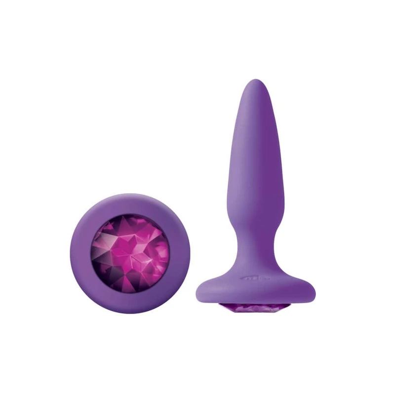 Glams Mini Ljubičasti Gem Butt Plug