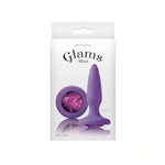 Glams Mini Ljubičasti Gem Butt Plug