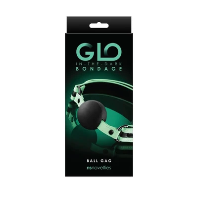 GLO Bondage Ball Gag - Zelena - Sexy Shop