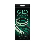GLO Bondage Ogrlica i Uzica - Zelena