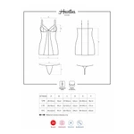 Heartina crvena chemise i tangice L/XL Obsessive