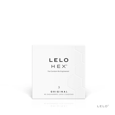 HEX Kondomi Original 3 u Pakovanju - Luxury Pleasure od Lelo - Sexy Shop