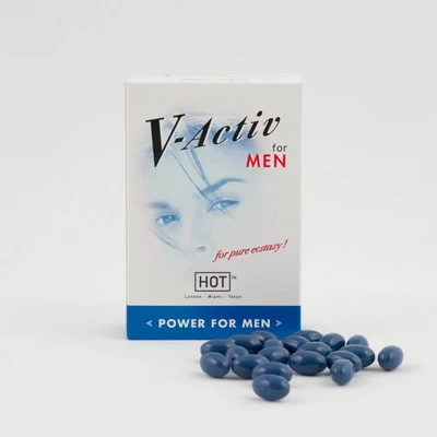 HOT V-ACTIV CAPS ZA MUŠKARCE - 20 KOM - Sexy Shop