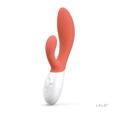 INA 3 Corak - Vodootporni dušek sa stimulansom klitorisa i G tačkom, narandžasta boja, 20cm - Sexy Shop