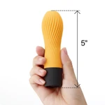 Iroha Zen YUZU - Vodootporni stimulator klitorisa, žuti, 12,7 cm