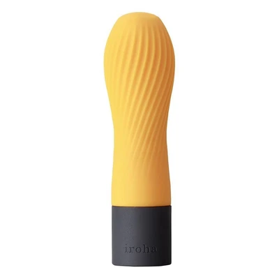 Iroha Zen YUZU - Vodootporni stimulator klitorisa, žuti, 12,7 cm - Sexy Shop