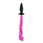 Jednorog rep - Roze, 10,5cm, vodootporni butt plug sa repom