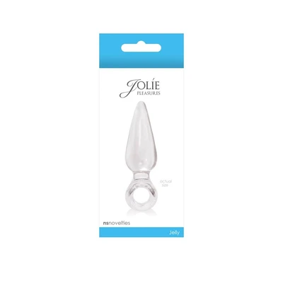 Jolie Pleasures Mini Clear Prozirni Waterproof Butt Plug 9cm - Sexy Shop