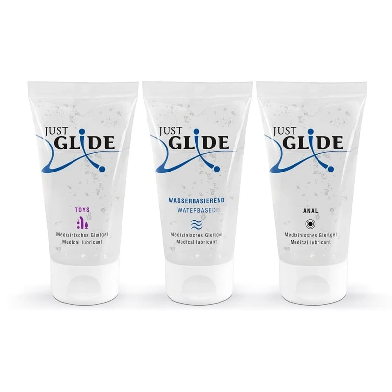 Just Glide set lubrikanata 3x50 ml - Voda, Anal, Igračke