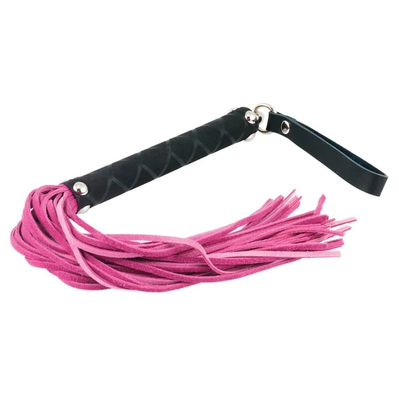 Korbács Rimba 35 cm - Crni/Roza