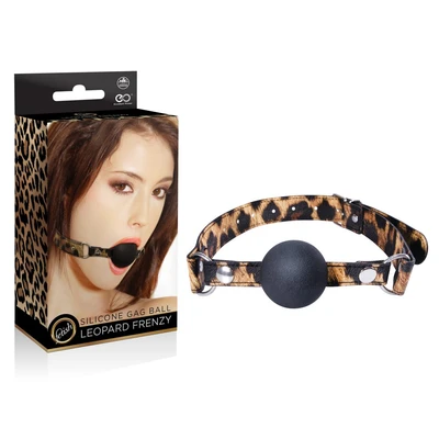 Leopard Frenzy silikonasti balon za usta - Sexy Shop