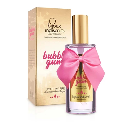 LIGHT MY FIRE - Bubblegum grejni ulje za masažu - Sexy Shop