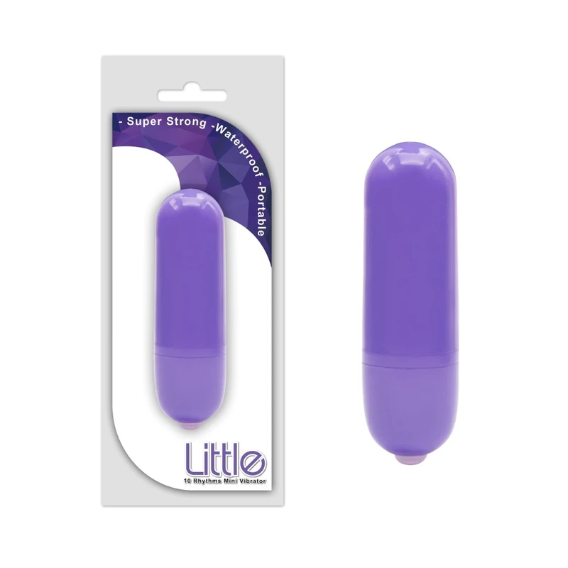 Ljubičasti vibrator sa 10 funkcija vibracije