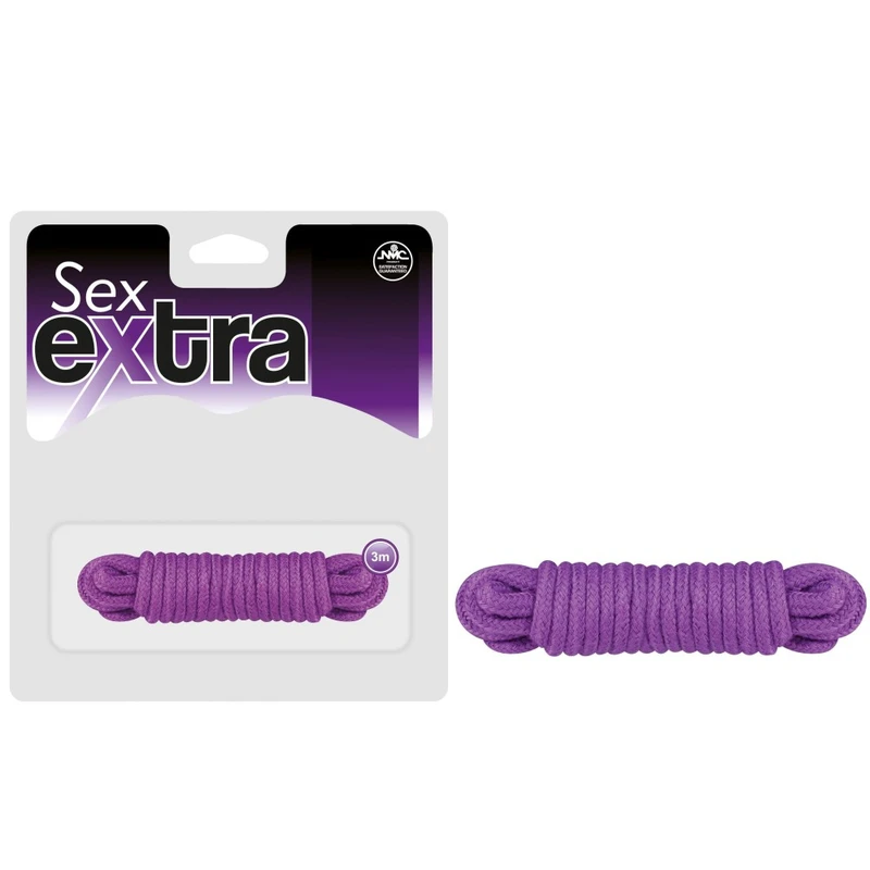 LOVE ROPE LJUBIČASTA 300cm - EROTSKE KAČKETE