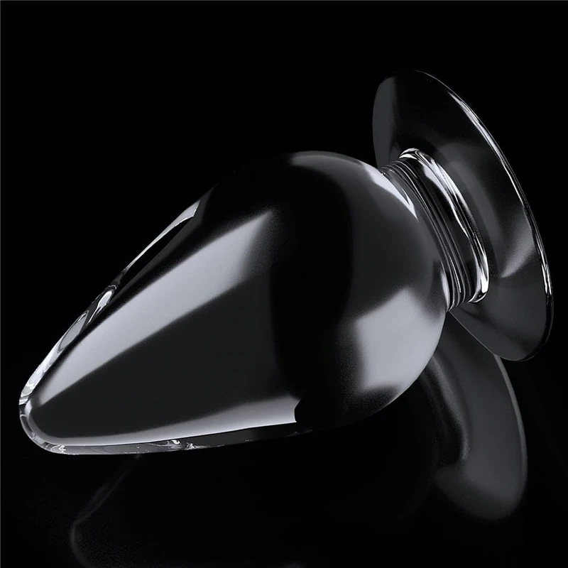 Lovetoy Flawless Clear Anal Plug 4.5'' - Prozirni Vodootporni Analni Pljug