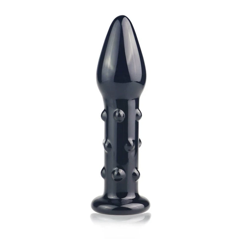 Luksuzni Stakleni Dildo Crni 5.5