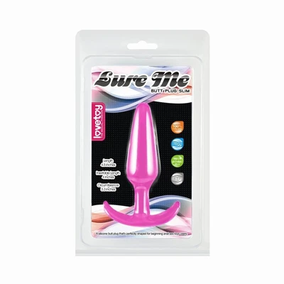 LURE ME Klasični analni čep S Roze - Sexy Shop