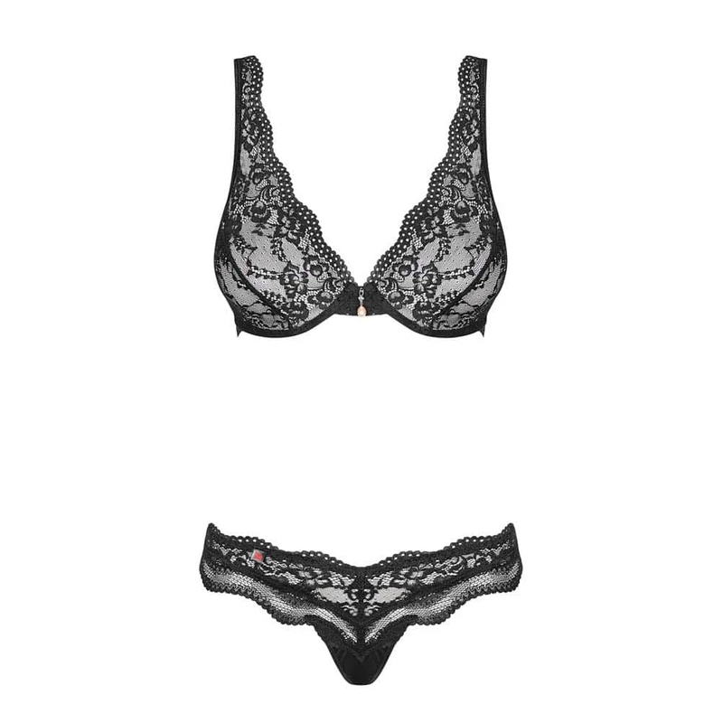 Luvae set L/XL crni Obsessive
