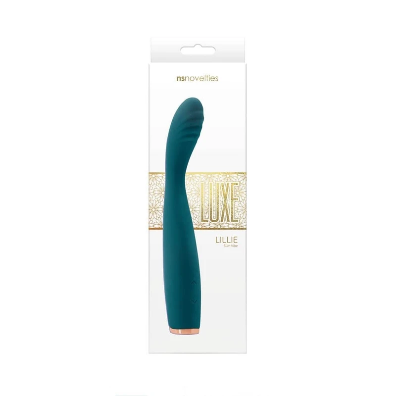 Luxe Lillie plavi vibrator za g tačku 18.7cm