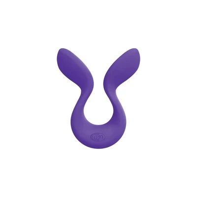 Luxe Uphoria Purple - Dužinski vibrator sa dvostrukom granom, ljubičasti - Sexy Shop