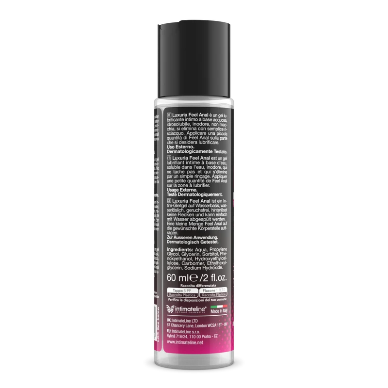 Luxuria Feel Anal - Voda-Bazirani Lubrikant za Parove (60 ml)