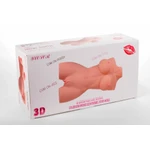Masturbator sa Dupla Otvora 3D - Mistress, Vodootporni, Kožni