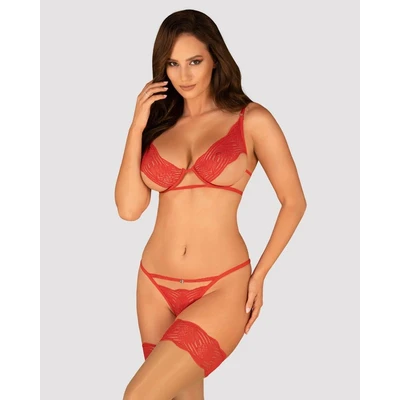 Mellania crveni 2-pcs set S/M Obsessive - Sexy Shop
