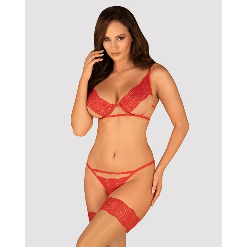 Mellania set 2 dela crveni L/XL