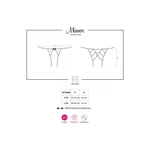 Miamor Crotchless Čarolija - Crne Gaćice L/XL