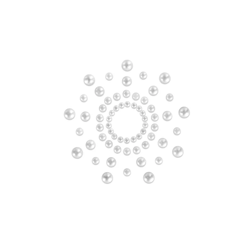 MIMI PEARL NIPPLE COVER - Beli pokrivači za bradavičke bisere