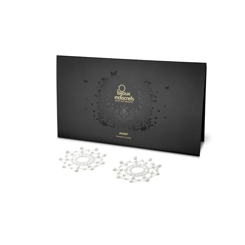 MIMI PEARL NIPPLE COVER - Beli pokrivači za bradavičke bisere