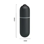 Mini Vibrator Lady Finger Crni 10 Različitih Vibracija Vodootporni