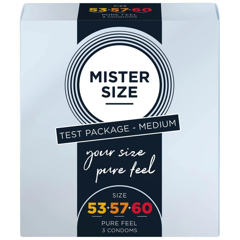 MISTER SIZE kondomi 53-57-60 (3 kom) - idealno rešenje za savršeno prianjanje